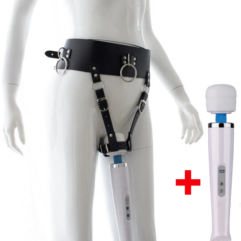 Женский Вибратор палочка AV для клитора массажер тела фиксатор верности трусики