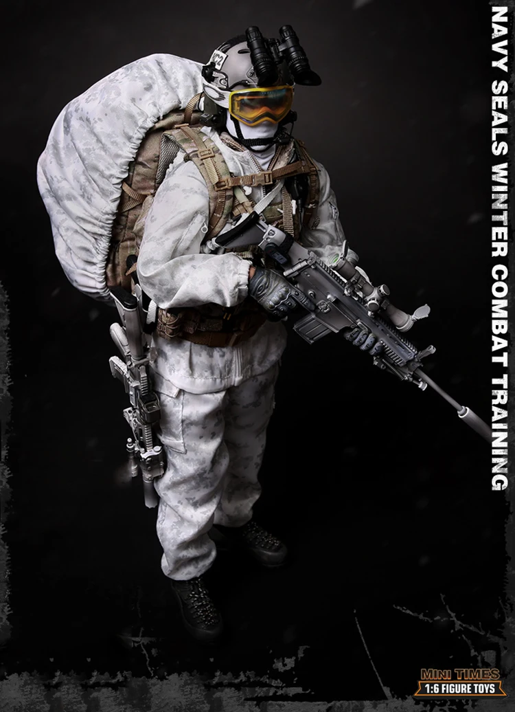 Коллекция 1/6, Полный Набор фигурок M011, морские котики, зимняя Боевая тренировка, Мужская фигурка, модель игрушки для фанатов, подарок на праздник