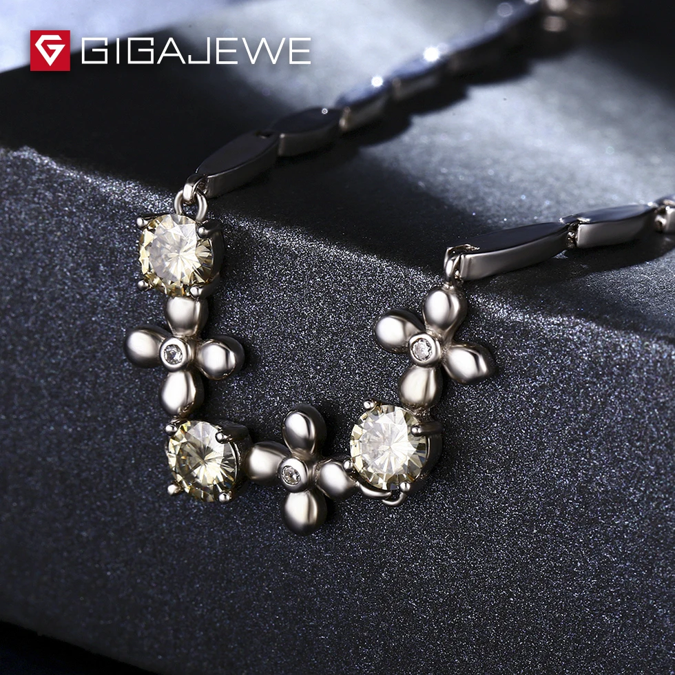 0 33 карат * 3 шт. блестящий круглый браслет с муассанитом идеальный цепочка.