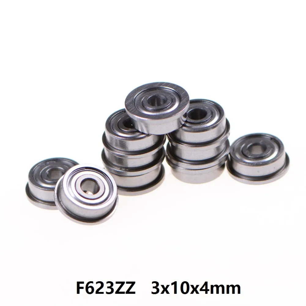 

20 шт/50 шт/100 шт F623ZZ F623Z F623 Z ZZ F623-ZZ 3x10x4 мм фланец глубокий шаровой подшипник миниатюрный 3*10*4 мм двойной экранированный