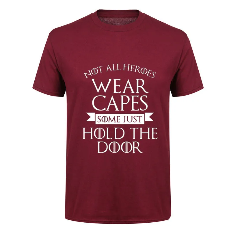 Hodor Hold the Door мужские футболки 2017 Летняя мода престолов накидки героев Stark