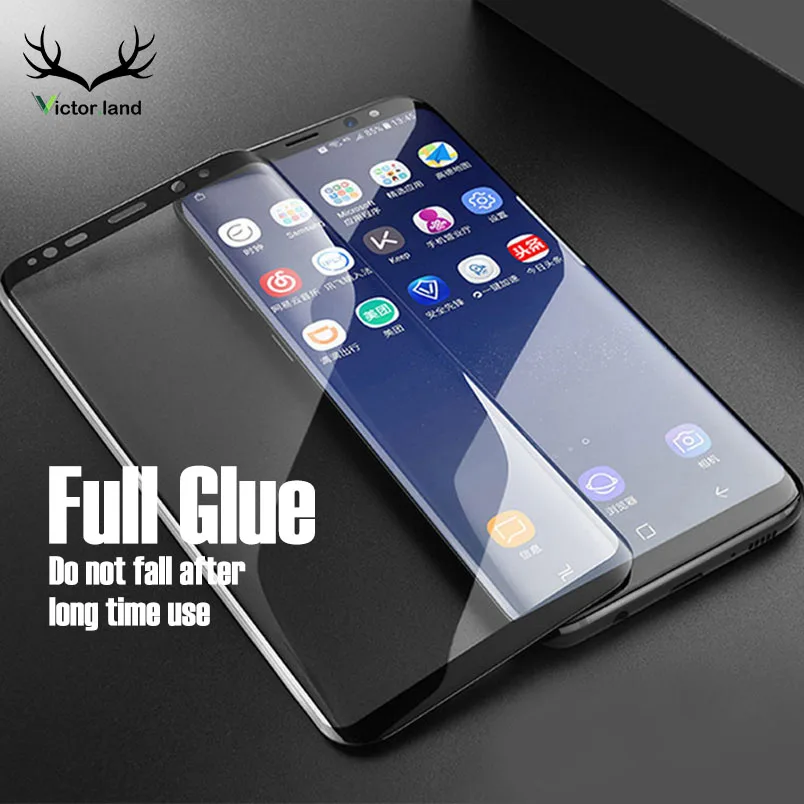 Защитное стекло 9D 10D закаленное с полным покрытием для Samsung galaxy Note 10 Plus S8 S9 9 8 S6 S7