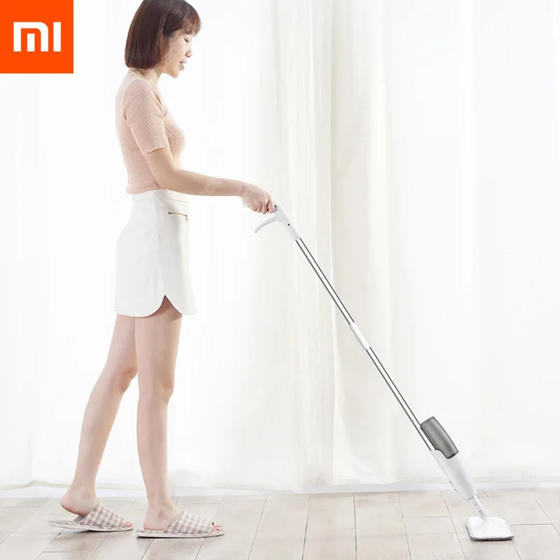 Xiaomi Mijia Smart Deerma спрей для воды Швабра 360 Вращающаяся Чистящая тканевая головка деревянный пол керамическая плитка Швабра инструменты для сухой чистки