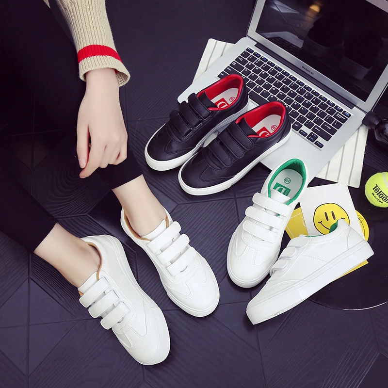 2018 New Fashion Shoes Woman Casual High Heel Platform Solid PU Leather Cotton Women White Sneakers | Обувь