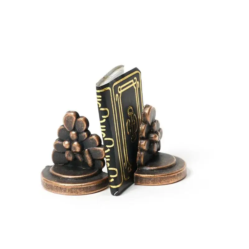Dongzhur Miniaturas 1:12 кукольный домик мини аксессуары для кабинета черные книги и книжные полки DIY деревянный Миниатюрный Кукольный дом игрушки