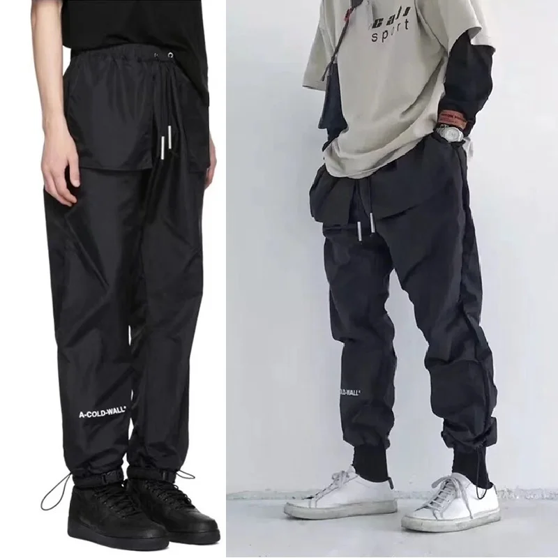 2019ss A COLD WALL ACW 1:1 спортивные штаны мужские уличные с ремнем для ног Harajuku бега