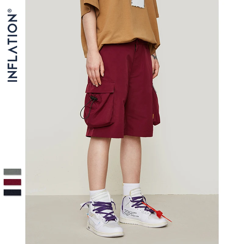 Мужские повседневные шорты INFLATION спортивные в стиле хип хоп с большими боковыми