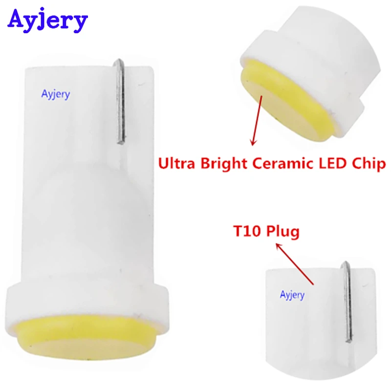 Лучшая оптовая продажа! 1000X T10 F10 1 5 Вт SMD автомобильный керамический светодиодный