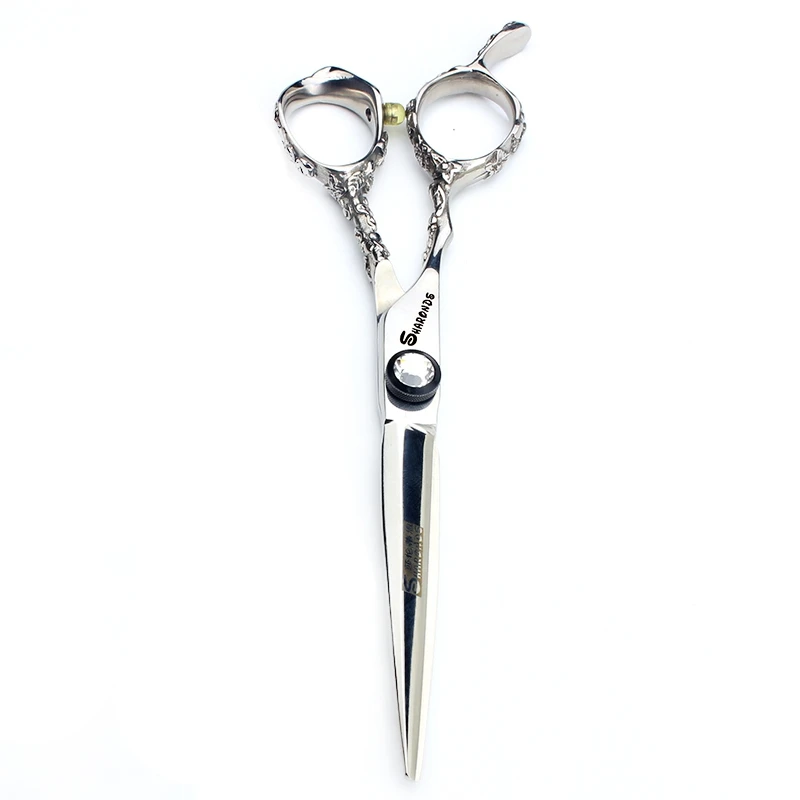 

Left Hands Hairdresser Barber Shop Scissors Professional 6.0 440c Hair Cutting Shears Thinning Scissors Cliper Left-hand Tesoura