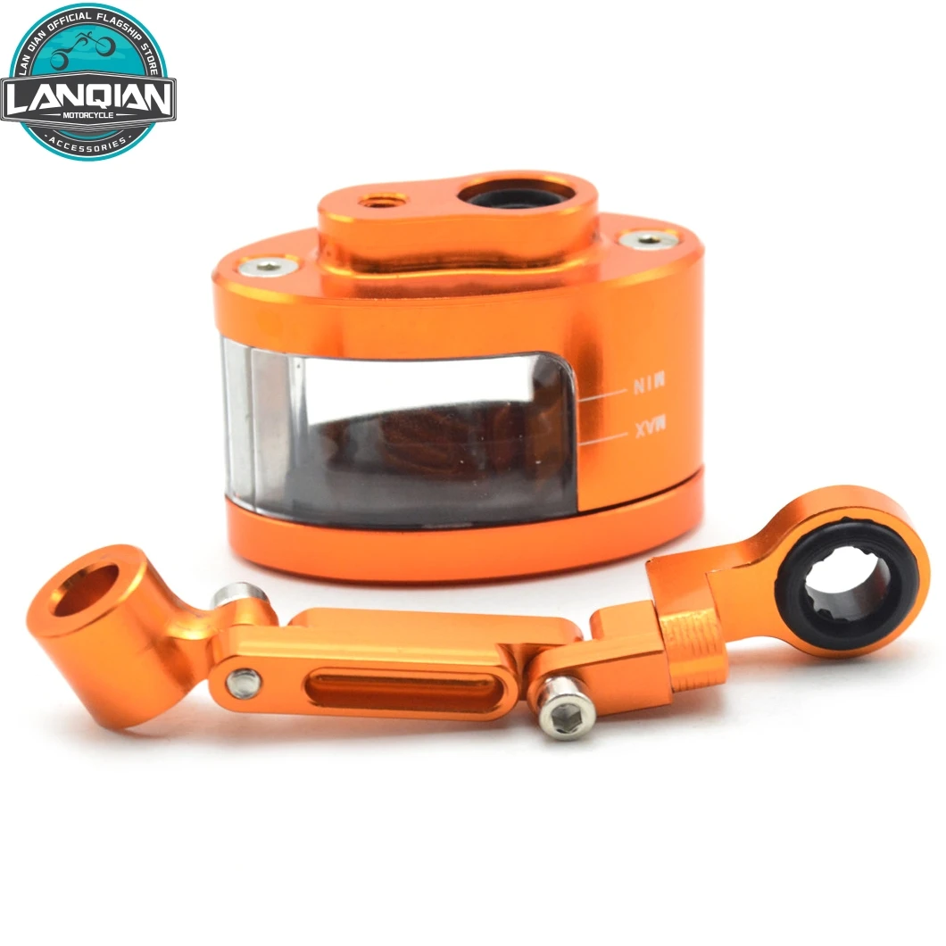 Универсальный мотоцикл тормоз бачок масляный бак с Монтажный комплект для Kawasaki