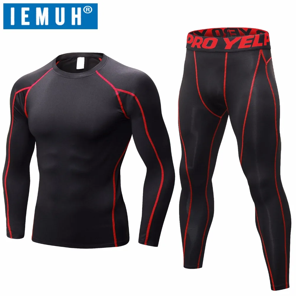 Уличные спортивные комплекты термобелья IEMUH мужское быстросохнущее