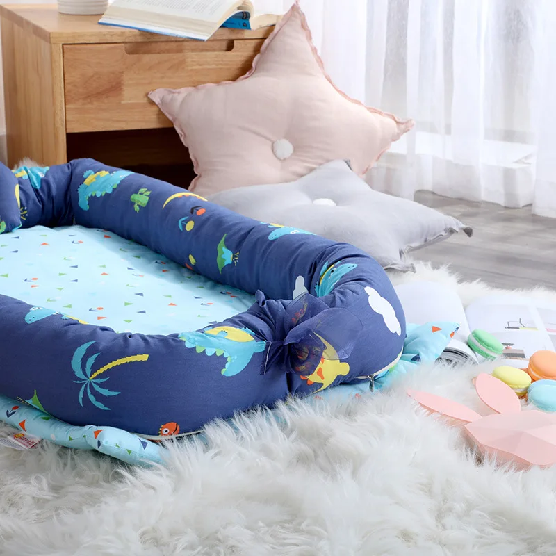 Baby Nest Bed Crib Portable Removable and Washable Travel for Children Infant Kids Cotton Cradle Dropshipping kit | Мать и ребенок