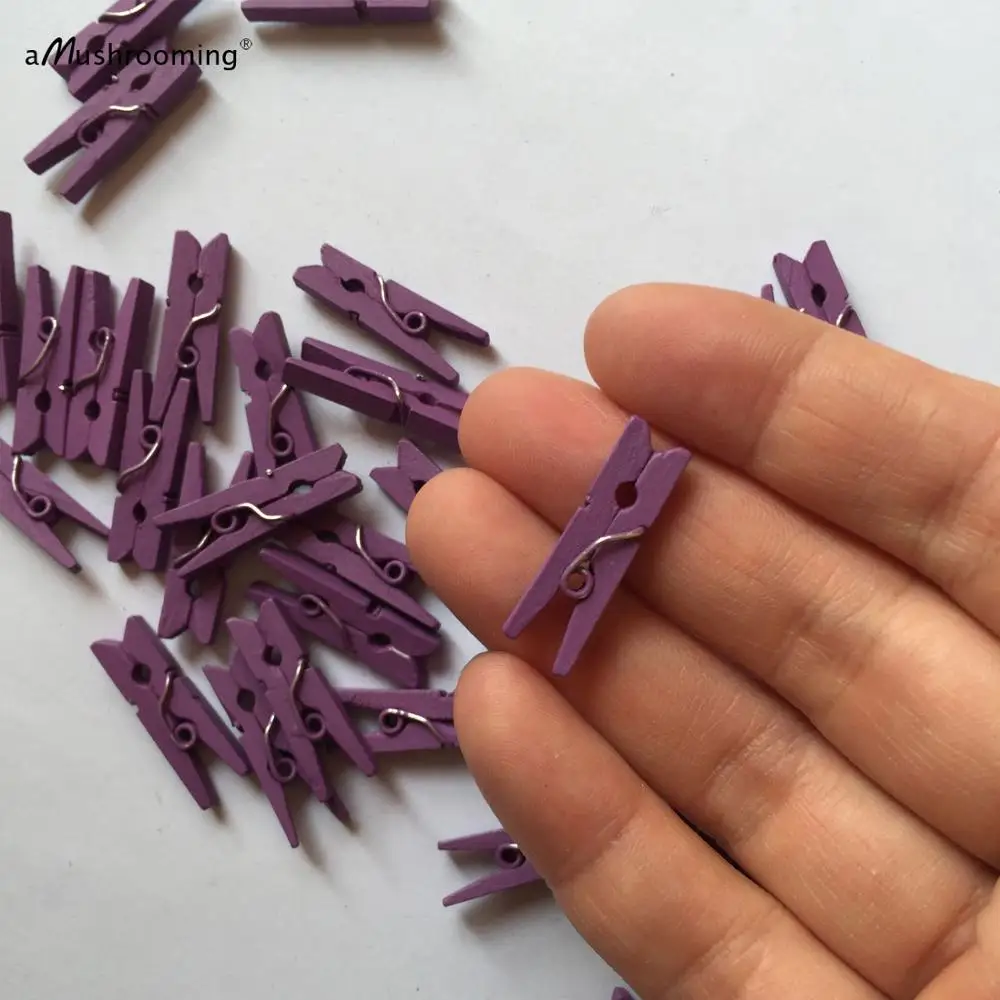 500 милые крошечные Деревянные прищепки для одежды | Украшения свадебного