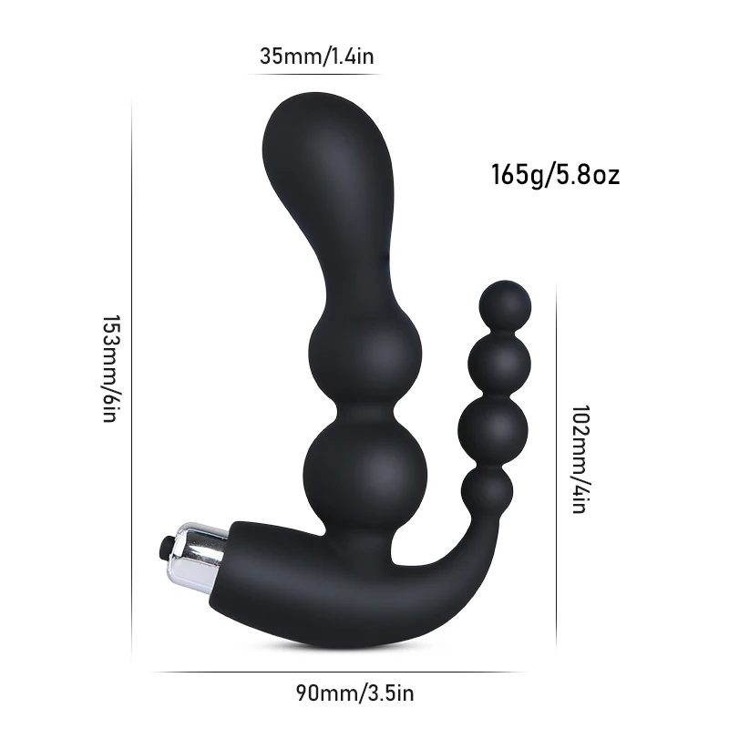 Фаллоимитатор Анальная пробка вибратор точки G анальные шарики массажер