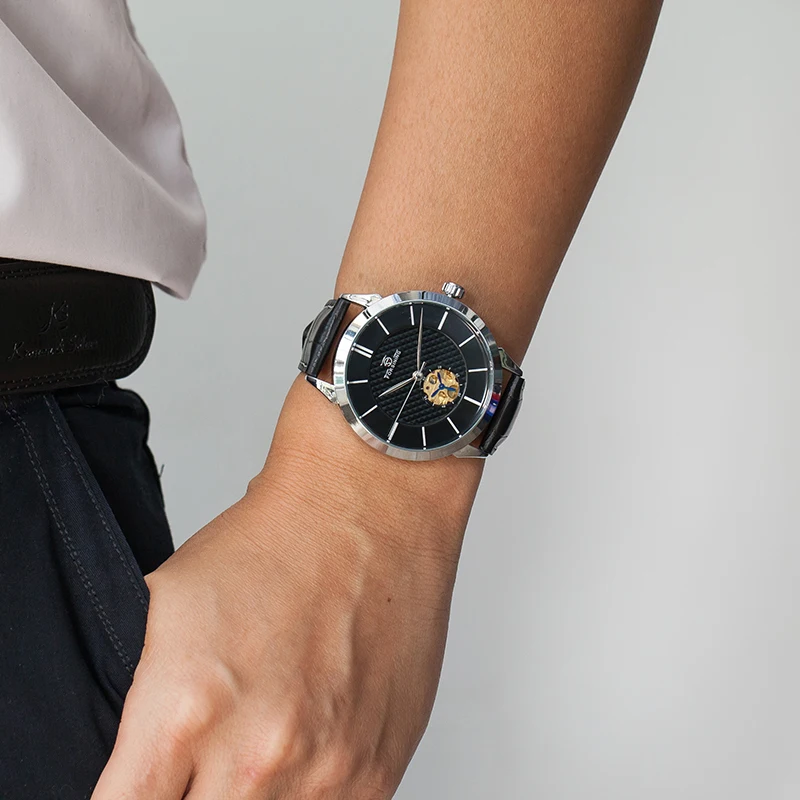 Часы наручные FORSINING Мужские механические брендовые Роскошные простые