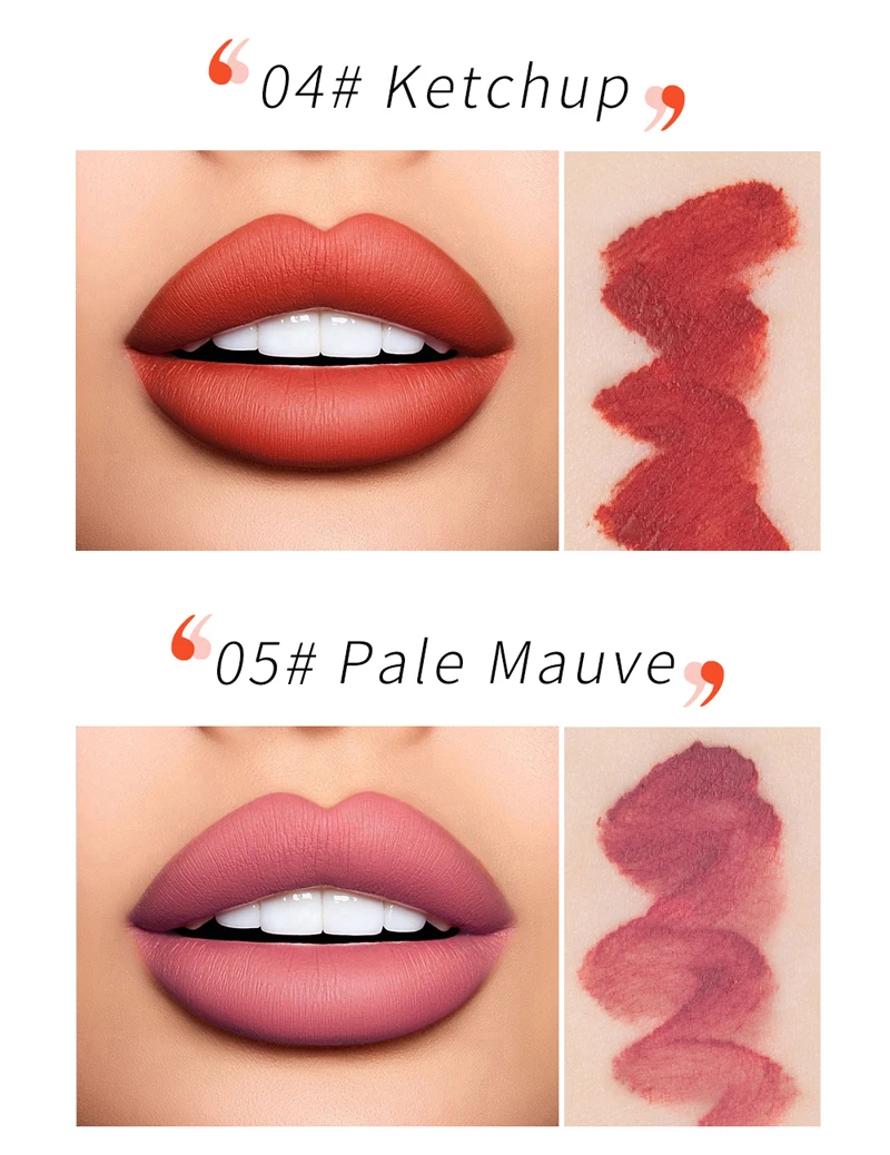 Жидкая губная помада матовая водостойкая тату блеск для губ 3D крем телесный