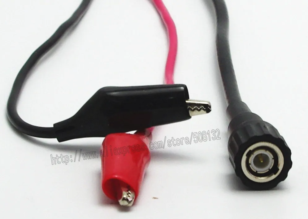 Силиконовая высокогибкая штепсельная вилка BNC и зажим типа крокодил с изоляцией