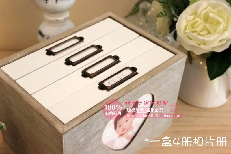 Деревянные коробки альбом творческие корейские парные для детей 5-дюймовые