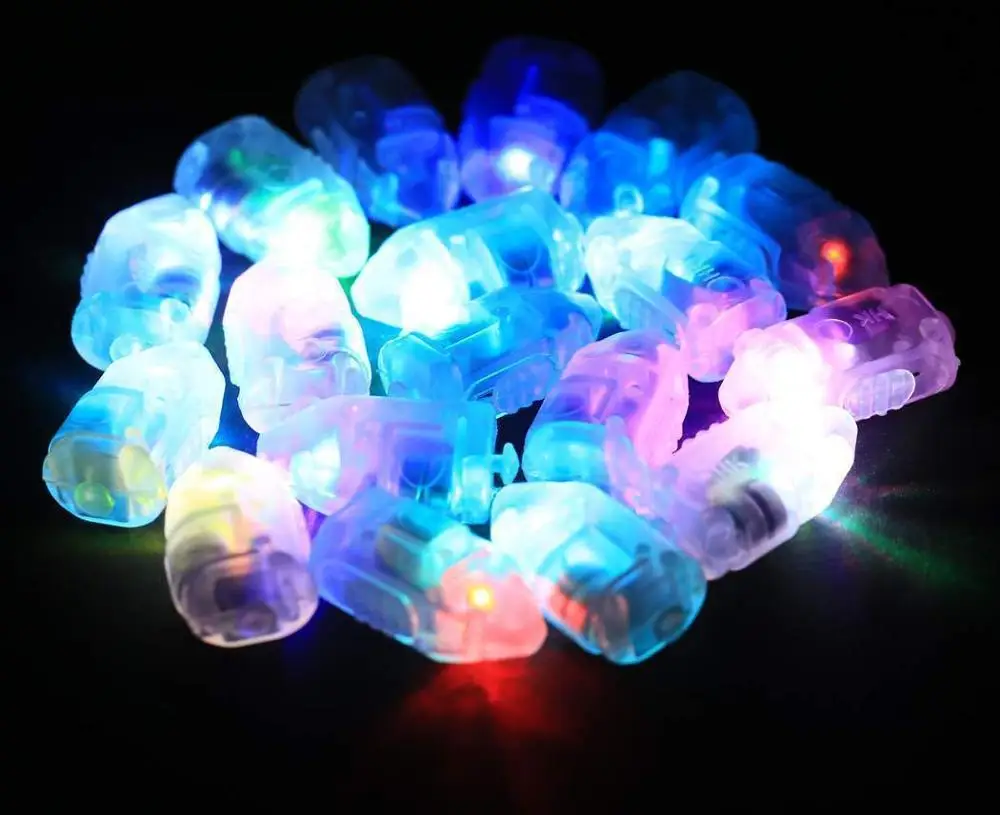 Multicolor 1/10/20 Вт, 30 Вт, мини маленький светодиодный вспышка светильники из воздушного шара для Фонари Рождество Одежда для свадьбы, дня рождения Декор Светильник Белый, мульти-цвет, синий - Испускаемый цвет: Multicolor