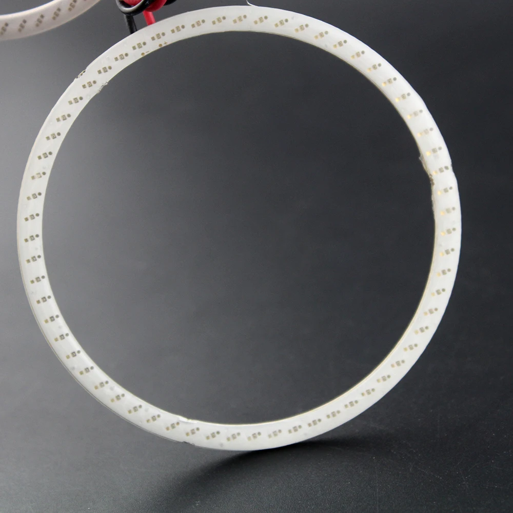 2 пары (4 шт.) 60 мм COB 45 SMD Angel Eye светодиодный Стайлинг автомобиля фары Halo Кольцо