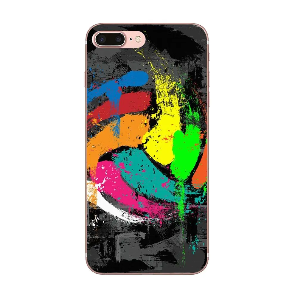 Для Apple iPhone X XS Max XR 4 4S 5 5C 5S SE 6 6S 7 8 Plus Мягкий ТПУ Стильный чехол сохраняющий