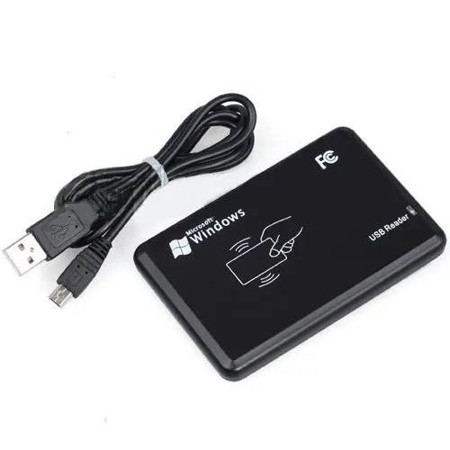 10 шт. Бесплатная доставка Новый безопасный черный USB RFID идентификационный датчик