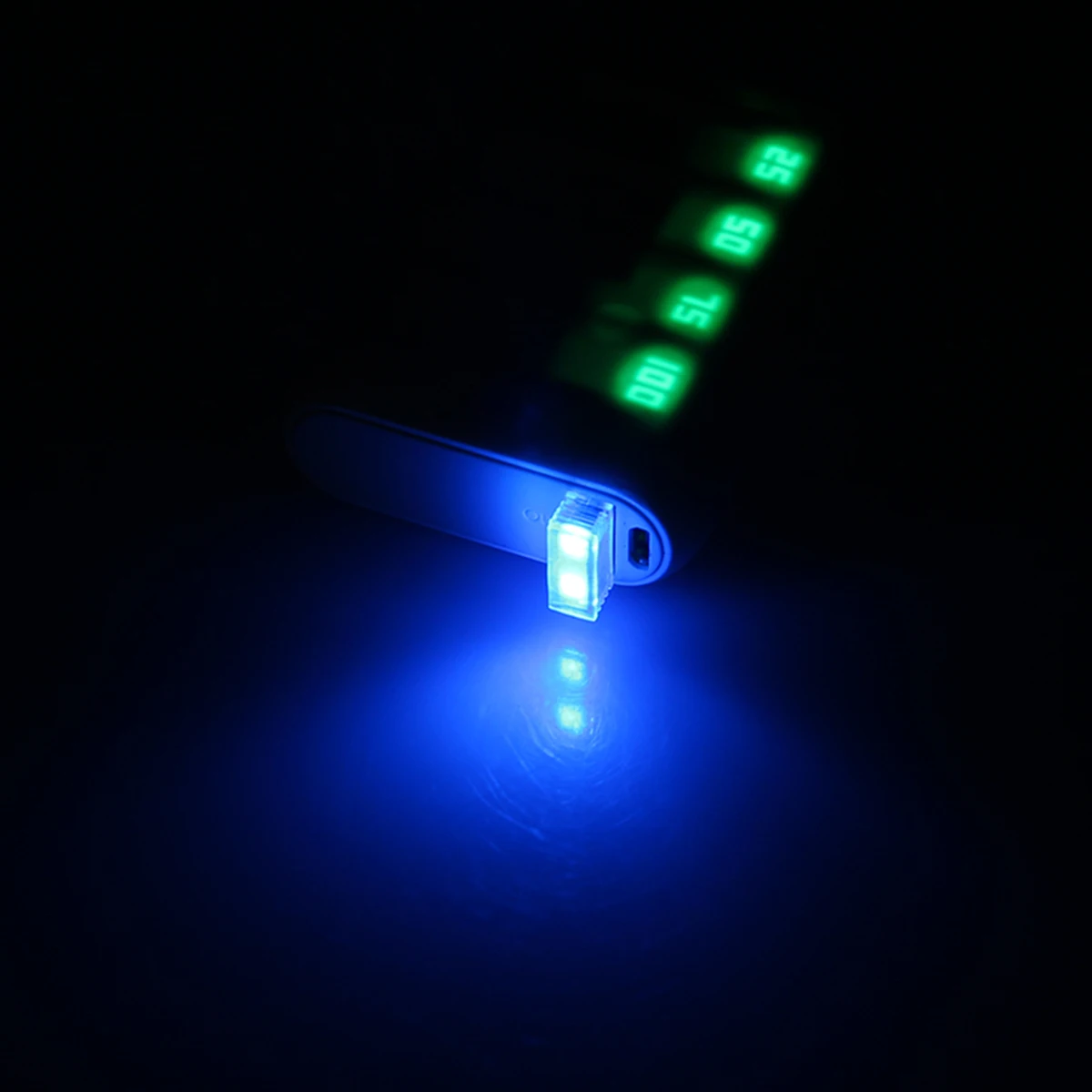 USB мини-светодиод машины атмосферные огни прикуривателя декоративные огни USB светодиодный свет для компьютера автомобиля mp3 плеер красный/синий/белый