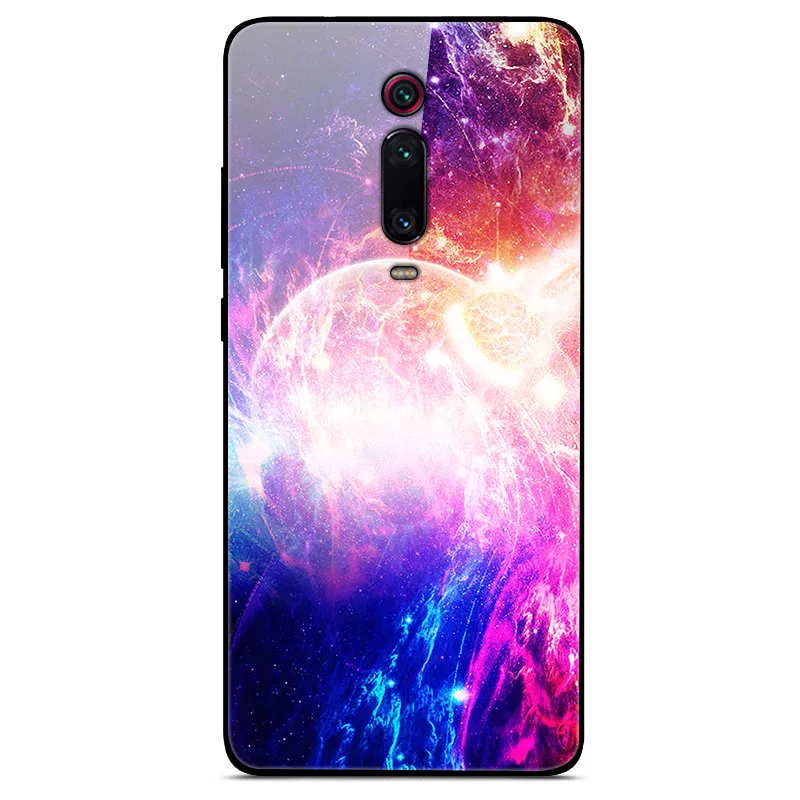 6,3" для Xiaomi mi 9T Pro Чехол mi 9T Pro роскошный стеклянный чехол-накладка для Xiaomi mi 9T Pro Чехол mi 9TPro TPU рамка красный mi K20 чехол - Color: as photo 24