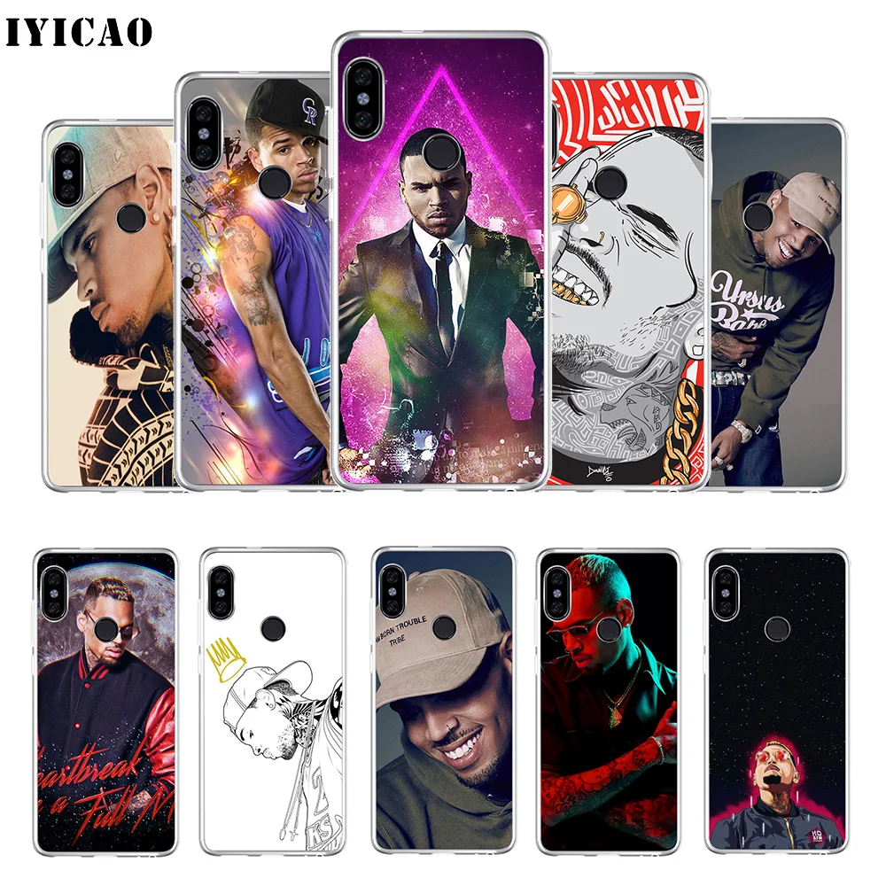 IYICAO Chris Brown hih pop Мягкий силиконовый чехол для телефона Xiaomi Mi 9 8 SE 6 A1 A2 Lite F1 MIX2S MIX3 TPU