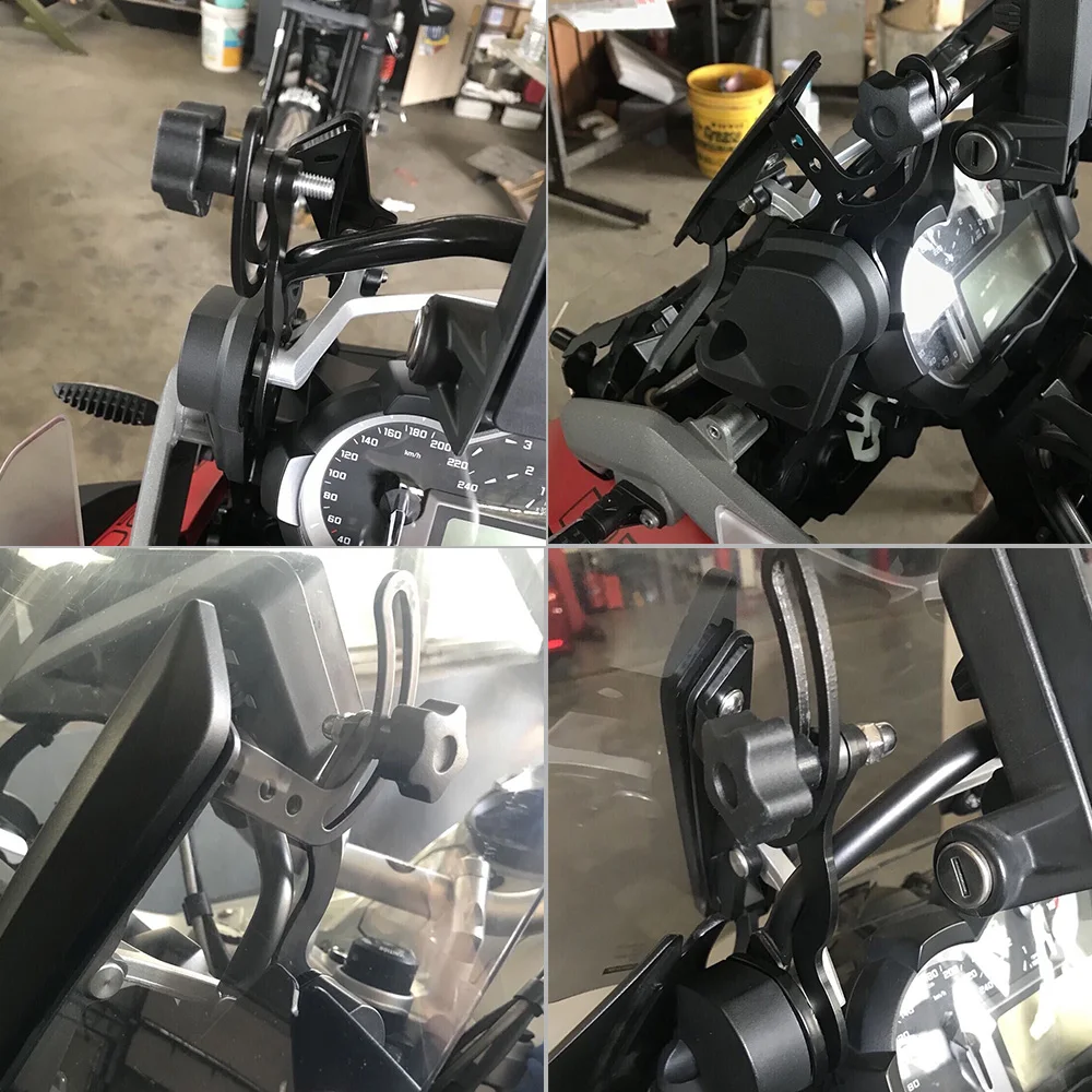 Держатель кронштейна на лобовое стекло для BMW R1250GS R 1200 GS LC 2013 2019 R1200 Adventure ADV 2014