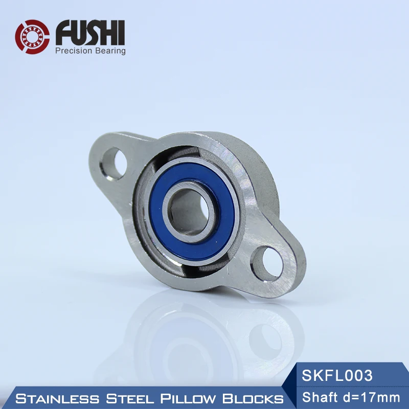 SKFL003 подшипник вал 17 мм (1 шт.) SSKFL003 подушка из нержавеющей стали Блок S KFL003