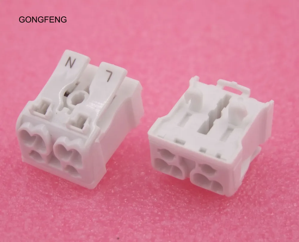 100 шт. Новый универсальный быстро проводящий Терминал 2 в 4 Внешние европейские