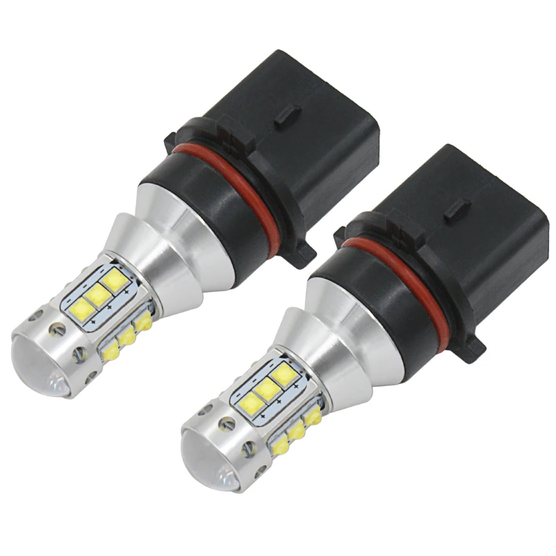 LYMOYO 2 шт. Автомобильный светодиодный P13W PSX26W 80 Вт с чипами CREE 16led автомобильный противотуманный светильник, лампы, задний светильник для вождения автомобиля DRL 12 В, светильник белого цвета
