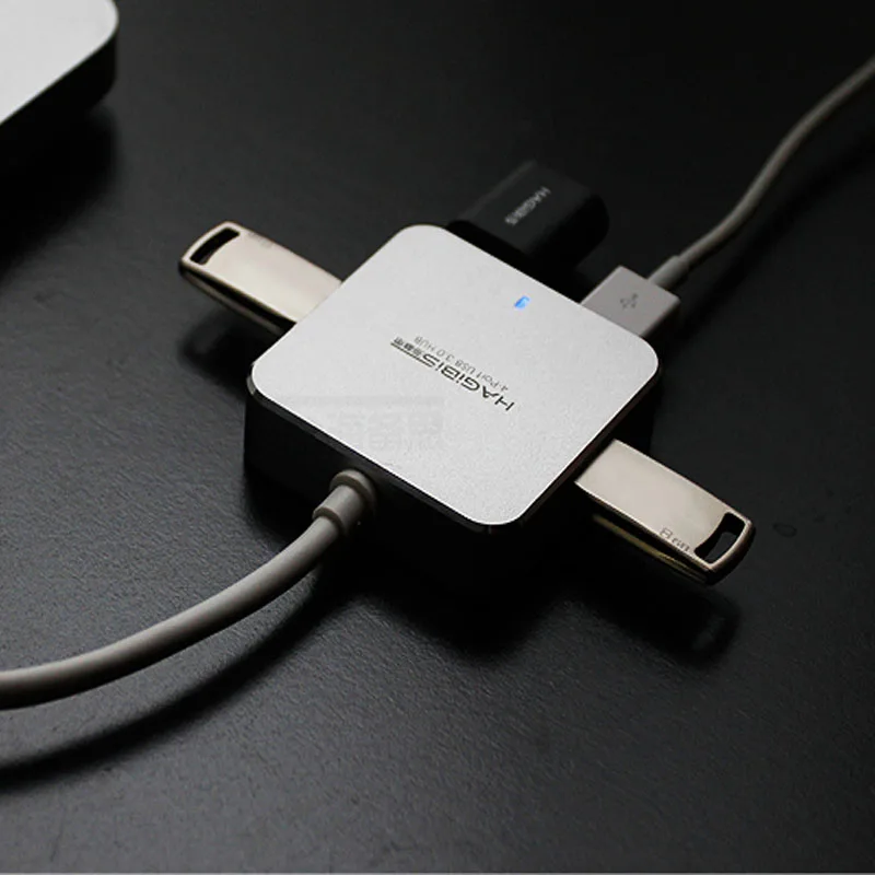 Концентратор Hagibis с 4 внешними портами USB 3 0 сверхскоростной Usb концентратор
