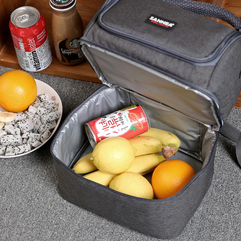 Двухслойный охлаждающий Ланч бокс для мужчин женщин и студентов 7 л|Сумки