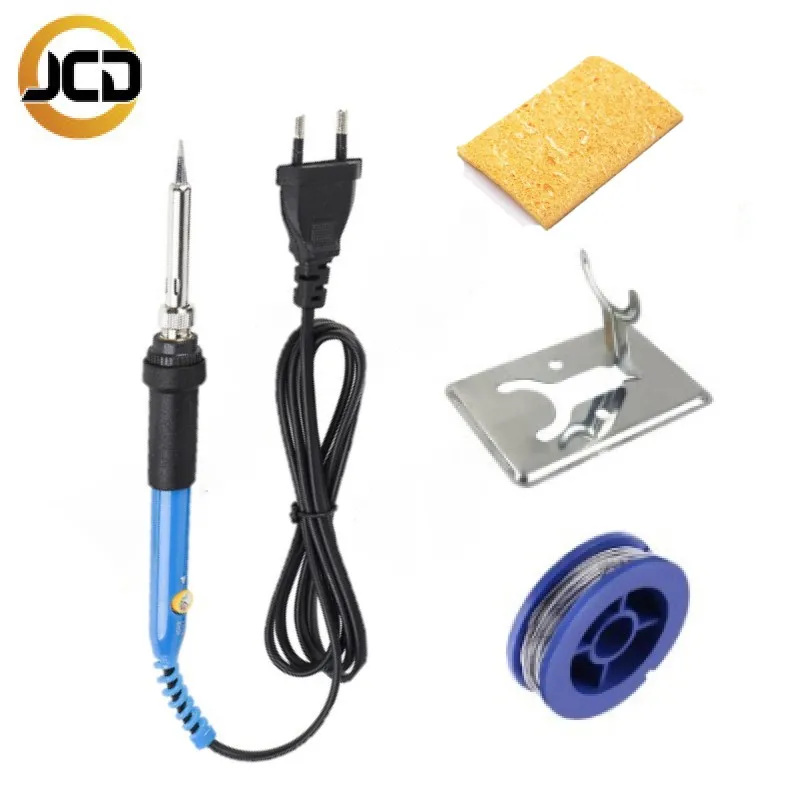 Jcsolder 110V 220V 60W Электрический паяльник для подключения к 908 Регулируемая температура паяльник с качество наконечник паяльника и наборы
