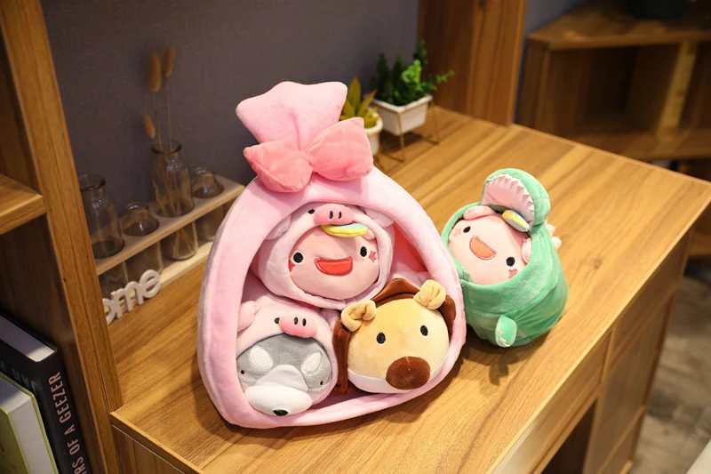 35 см Kawaii a nest плюшевые игрушки мягкие куклы из мультфильма Лев милый Единорог Собака Хаски мягкие игрушки свадебные подарки для детей Дети Девочка