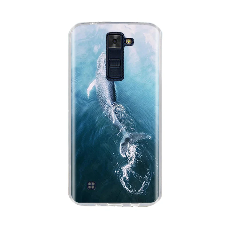 Для LG K7 K8 Lte чехол задняя крышка чехол для телефона из мягкого силикона ТПУ с рисунком Fundas Coque для LG k7 K8 телефон чехол s 3D с милыми животными для LG K10 пакета(ов