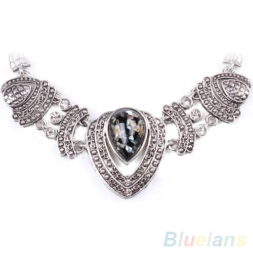 Женский винтажный комплект из колье серёг и цепочки 08TZ|necklace earrings jewelry set|jewelry