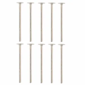 10 шт., супертонкая Т-образная алмазная шлифовальная головка 1-8 мм, вращающиеся сверла, заусенцы для Dremel, инструменты для резьбы по камню, ювелирные изделия