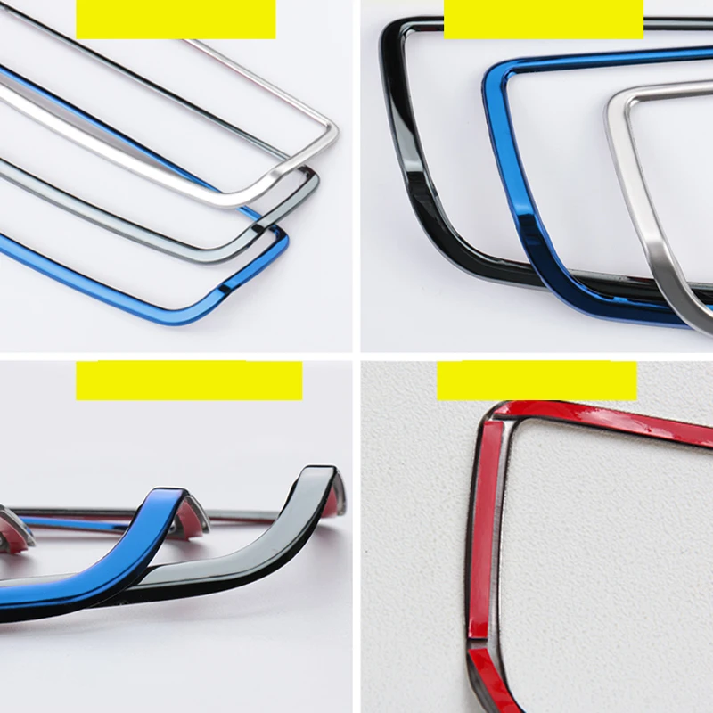 Стайлинг автомобиля для Audi A3 8V консоль из нержавеющей стали A/C Отделка