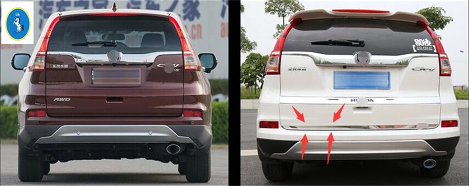 Yimaautotrim для Honda CRV CR-V 2013- Задняя Крышка багажника отделка дверная ручка молдинг загрузки гарнир ободок 1 шт