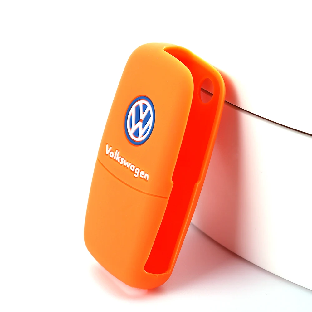 Трендовый продукт Мягкая силиконовая резина 3 кнопочный ключ автомобиля чехол