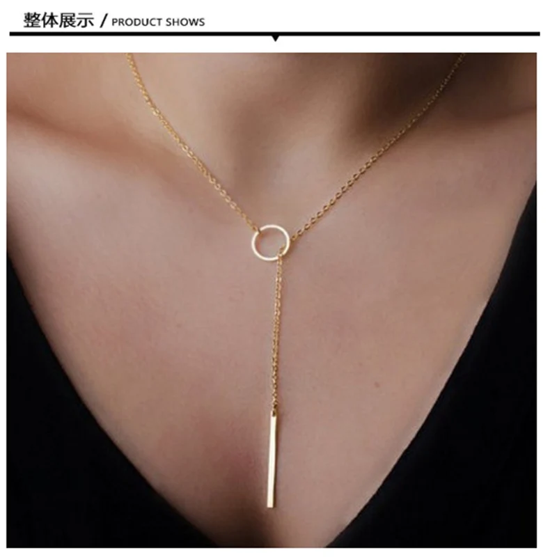 Крошечное ожерелье GERUISHA для женщин цепочка кулон подарок чокер капля | Украшения