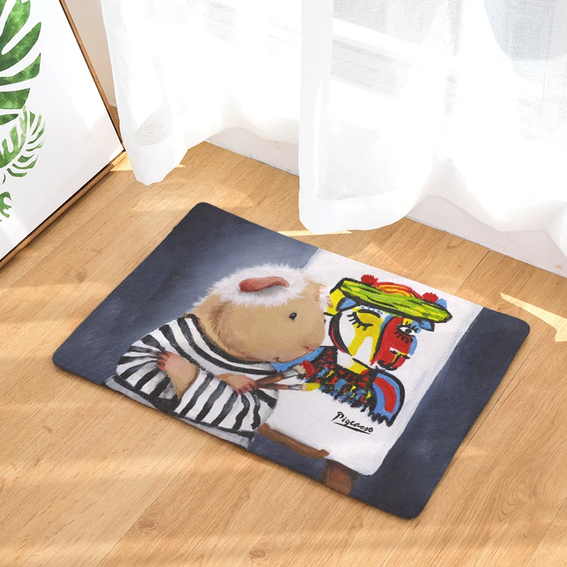 Новый коврик для двери мультяшный ванной комнаты Европейский Популярный Tapete Para