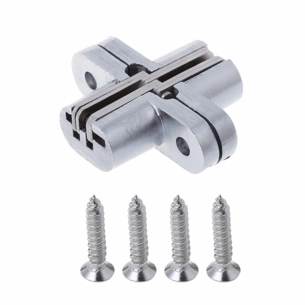 Скрытый перекрестный шарнир скрытая Складная Дверь мебельная фурнитура|Петли