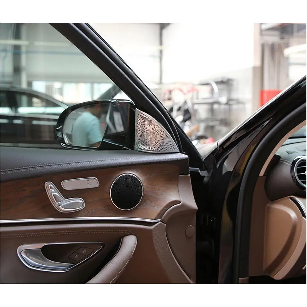 

1 Set=2 Pcs Inner Door Speaker Cover Trim for Mercedes Benz E Class W213 Car Styling Car Accessories