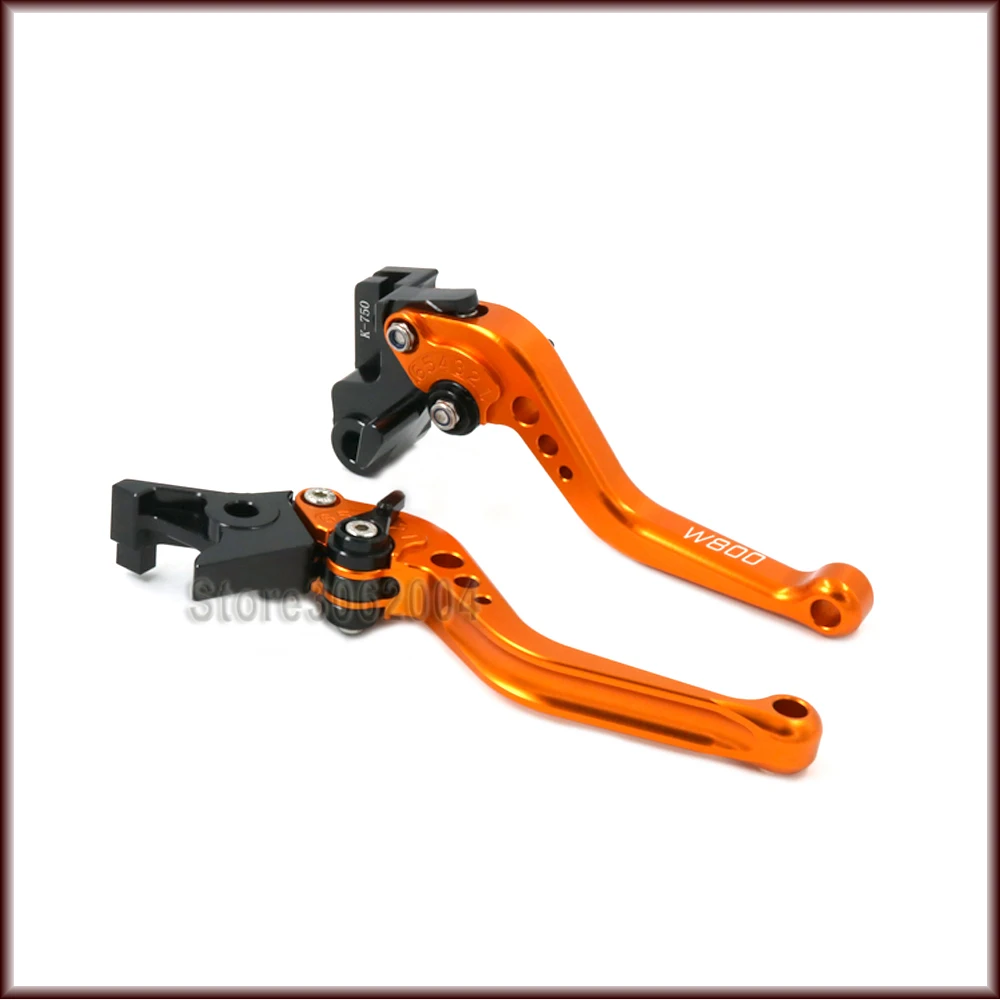 For KAWASAKI W800 / SE W800SE 2012-2014 2013 Aluminum Motorcycle Accessories Adjustable Short Long Brake Clutch Levers CNC | Автомобили и