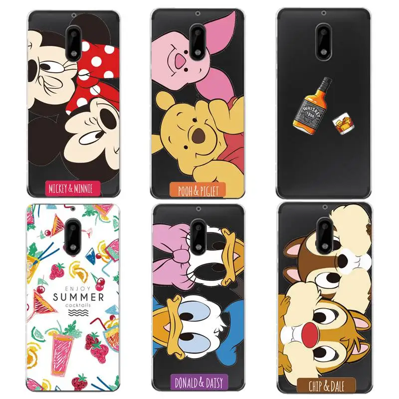 Ice cream Soft Clear TPU Phone Case For Nokia3 5 6 8 N540 N640 N535 N830 Coque Printed Minnie Pooh Fundas Cover Free Shipping | Мобильные