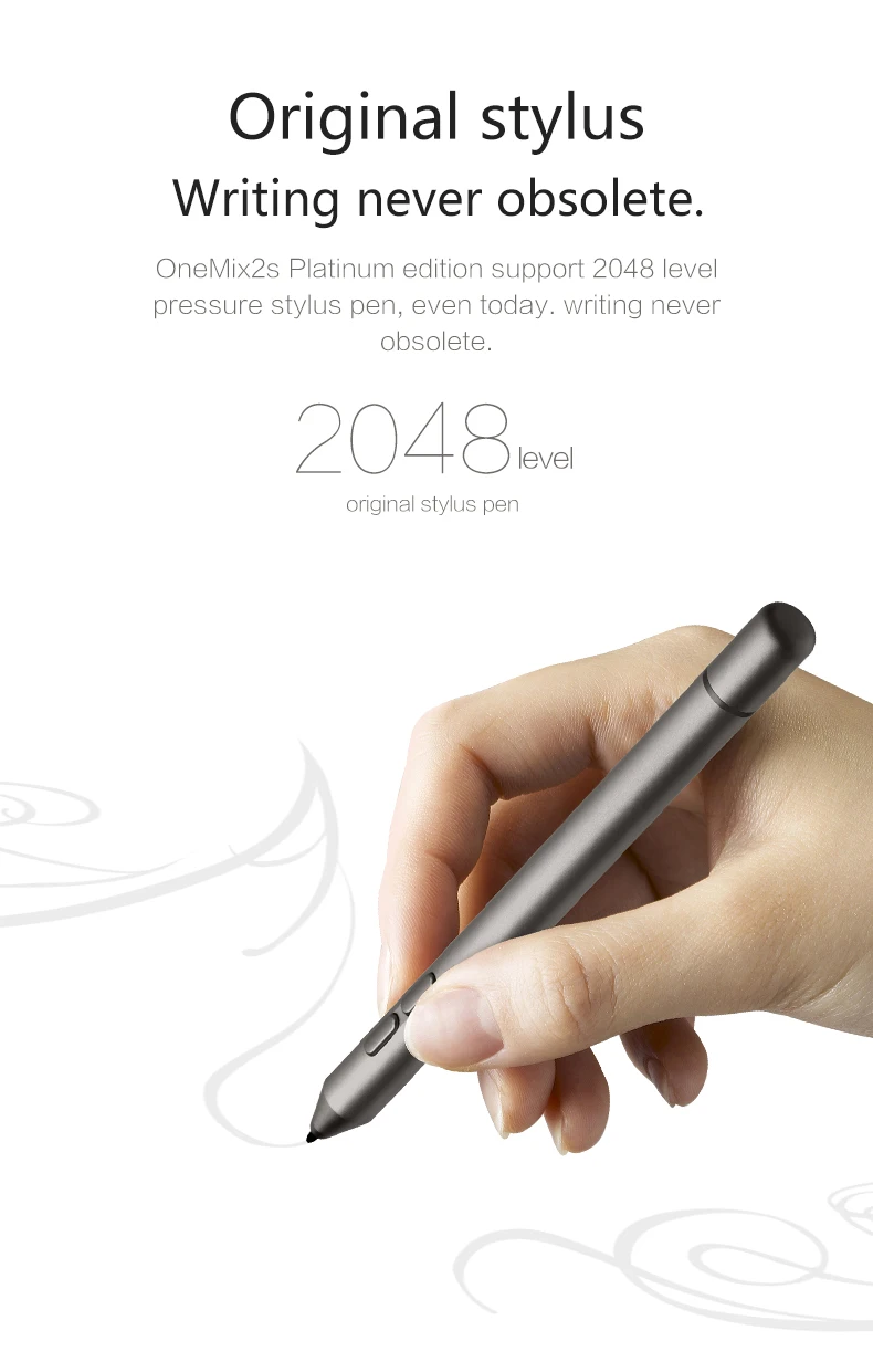Один нетбук One Mix 2S Yoga карманный ноутбук Intel Core i7-8500Y Dual-Core Touch ID(Платиновый)+ Стилус(серый